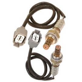 2pcs 234-4613 1 Pair Under Oxygen Sensors Compatible with HONDA 2005 2004 2003 2002 2001 CIVIC D17A6 Engine 1.7L Rear Left and Right O2 Sensors