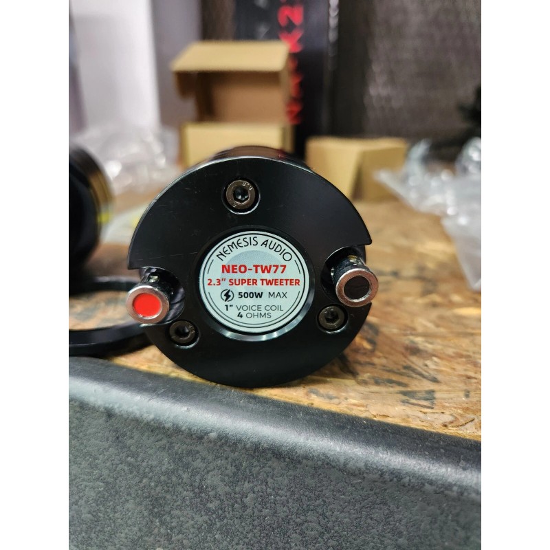 Nemesis Audio Neo-Tw77 High Compression Neo Super Bullet Tweeters (Pair)
