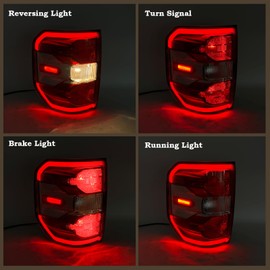 KAMDKI LH Tail Light LED Type Rear Lamp Fit for 2022 2023 2024 Ford Maverick Lariat Rear Lights Assembly With Bulbs Left Driver Side NZ6Z-13405-B NZ6Z-13405-D LH