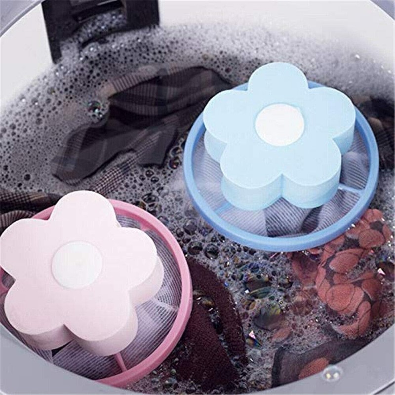 Washing Machine Filter Bag Floating Lint Hair Catcher Mesh Pouch