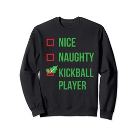 Kickball Player Funny Pajama Christmas Gift Sweatshirt