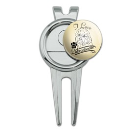 GRAPHICS & MORE I Love My Labradoodle Golf Divot Repair Tool and Ball Marker