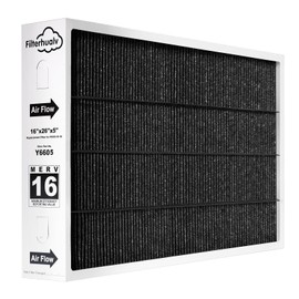 Y6605 MERV16 Replacement Filter Compatible with PureAir PCO3-16-16 Air Purifier,Y6605 MERV16 filter 16x26x5 (1 Pack)