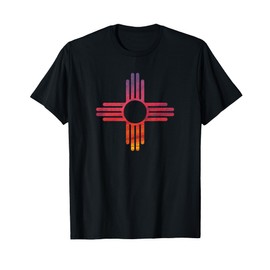 Sunset New Mexico Flag Zia Sun Souvenir boys girls T-Shirt