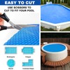 Kestnsee Hot Tub Spa Solar Bubble Cover Blanket for Round