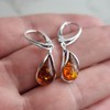 SilverAmber Jewellery UK - Genuine Cognac Baltic Amber set in