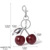 shishiruyizhong Cute Cherry Keychain Bag Charm Accessory Purse Charm Gifts