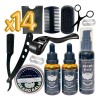 Kit Aseo Y Cuidado Barba Bigote Cuchillas Afeitado Men 14pcs