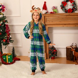 Weixinbuy Family Christmas Pjs Matching Sets Christmas Pajamas for Family Adults Kids Baby Holiday Xmas Sleepwear Set Xmas Gifts 2024 (Baby, 1-2 years, Green)