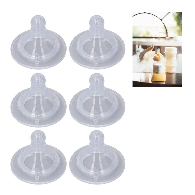 10pcs Infant Silicone Nipples Baby Bottle Replacement Feeding Nipples for