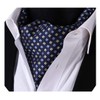 HISDERN Men's RC-01 Silk Ascot Tie, Neckerchief Scarf, Fashion Paisley