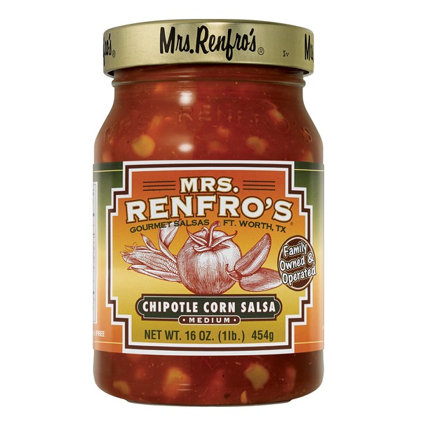 Mrs. Renfro's Chipotle Corn Salsa, 16 oz (4 Pack)