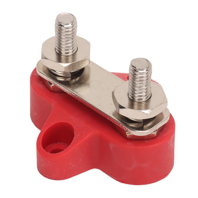 4Pcs Battery Power Stud M6 Dual Distribution Terminal Junction Post