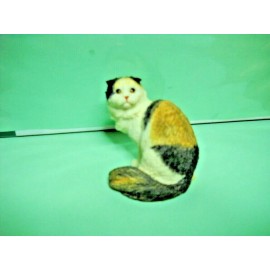 Unbranded CAT Scottish Fold Longhaired 3" to 4", Hand Painted Figurine