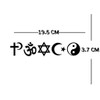 10 x Hippie Temporary Tattoo Lasts 1 week harmony Peace