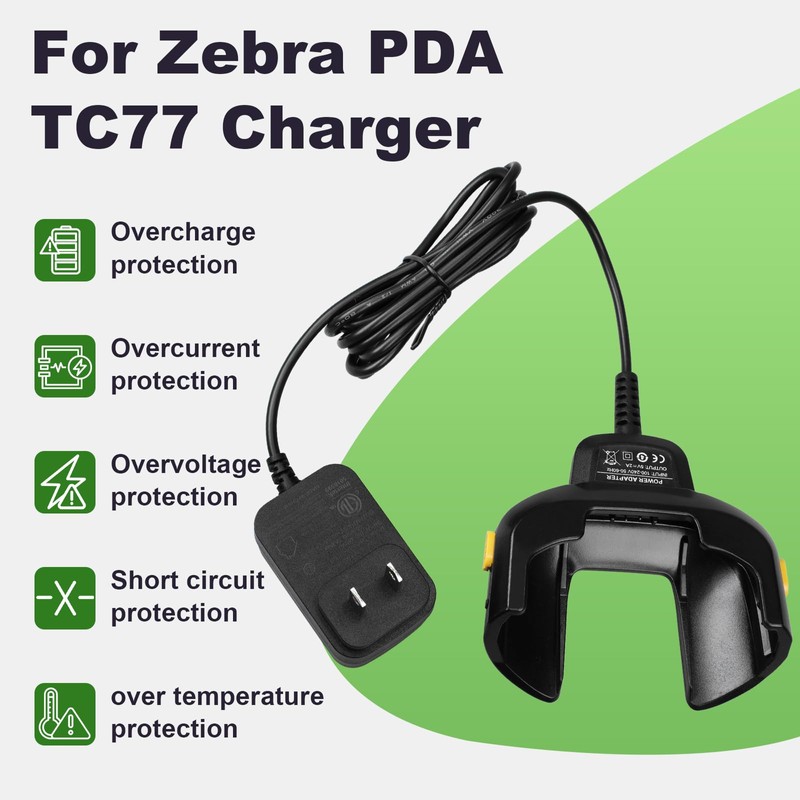 for Zebra Scanner TC77 Charger Cable: Wall Charging for Zebra
