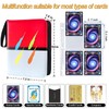 Card Binder 4 Pockets,400 Pockets Trading Card Holder with 50