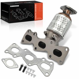 A-Premium Front Catalytic Converter Kit Direct-Fit Compatible with Hyundai Sonata 2006-2007, Azera 2006-2010, Entourage 2007-2008 & Kia Sedona 2006-2010, Amanti 2007-2009, 3.3L 3.8L, EPA Compliant