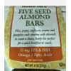 Trader Joe's 2 Packs Trader Joe's Five Seed Almond Bars