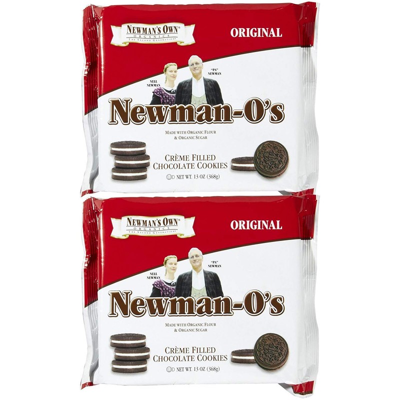 Newmans Own Organic Original Chocolate Vanilla Creme Cookie, 13 oz,