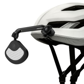 PidZoom Specchietto retrovisore sicuro per casco da bicicletta, regolabile a 540° e ruotabile, accessorio per ciclismo, facile da installare, per casco da bici