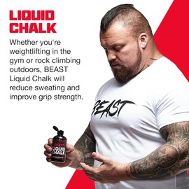 Alpha Designs | 'BEAST' Liquid Chalk Bundle | Gym, Gymnastics, Weightlifting, Crossfit | 250ml & 50ml