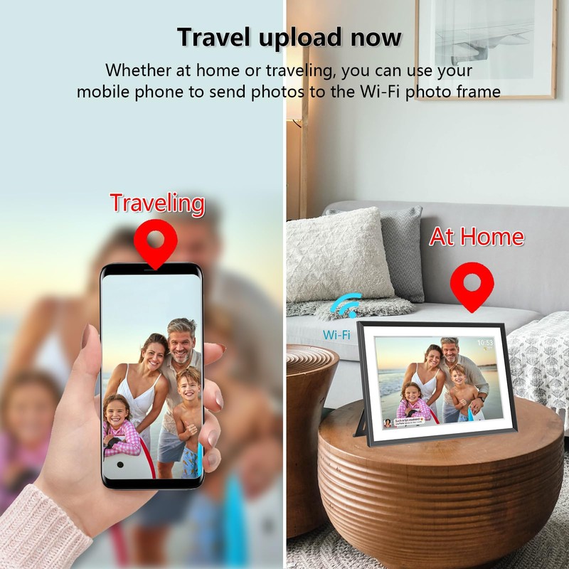 Digital Picture Frame WLAN 10.1 Inch 1280 x 800 IPS
