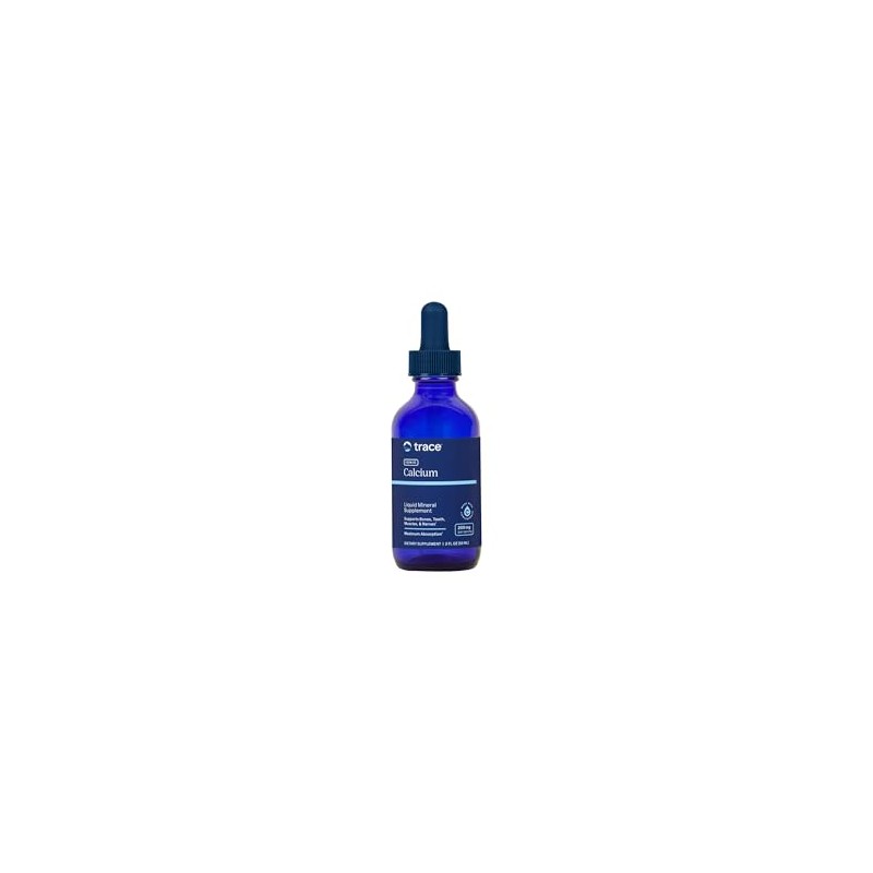 Trace Minerals | Ionic Calcium 200mg 2oz 59ml | Calcio