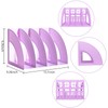 Elezeal A4 File Holder, Magazine Folder, Desk Organiser, 4 Vertical