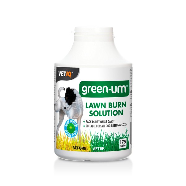 VETIQ Green-Um Lawn Burn Solution, Dog Urine Neutraliser Tablets to