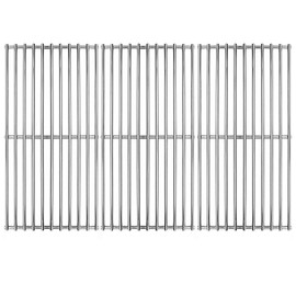 Hongso 16 7/8" Stainless Steel Cooking Grill Grates Replacement for Charbroil 463420509, 463420508, 463436214, 463436215 463440109, Master Chef 85-3100-2, Thermos 461442114, SCH763
