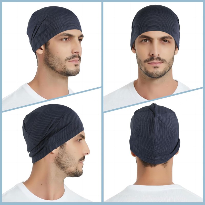 WTACTFUL Running Cap, Fashion Skull Caps for Men Women, Headscarf