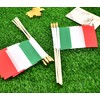 Lebei Small Italy Italian Flag Mini Handheld 4x6 Inch Stick