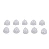 10pcs Sound Amplifier Open Domes Single Layer Washable Reusable Silicone