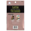 Dream World Women's Satin Deluxe Tie Band Black