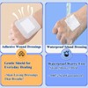 Pack of 50 Waterproof Transparent Bandage, 6 x 7 cm