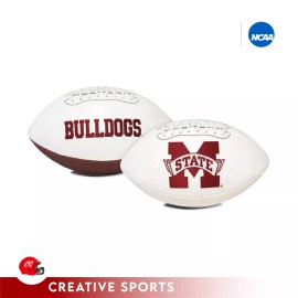 Wilson Mississippi State Embroidered Logo Signature Series Full Size Football