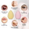 LuckyOpt 8PCS Mini Beauty Blender, Latex Free Soft Bounce Dual