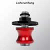 Bobbins Universal CNC Aluminium Stand Holder Red M6X1 M8X1.25 mm