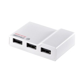 BUFFALO BSH4AE12WH 4-Port Self-Powered Hub with Power Interlocking Power Saving Function White