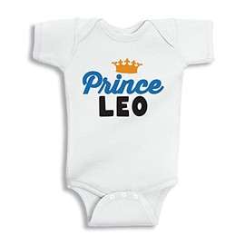 Prince Leo Baby Infant One Piece Bodysuit 24 Months White