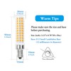 Greeogin T6 E12 10W LED Candle Bulbs,2700K Warm White,1200lm E12