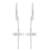 homekit MT2258 – Brackit White Hanging Brackets Pack of 2 Fittings Included – Elegant Design to Display your
