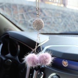 Susoyaochen Car Rear View Mirror Pendant,Car Decor Accessories,Bl