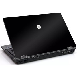 Unbranded/Generic BLACK Vinyl Lid Skin Cover Decal fits HP ProBook 6550b Laptop