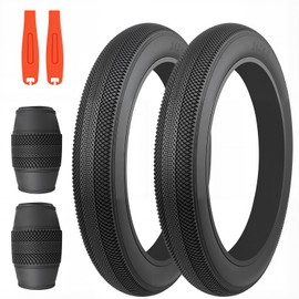 ZUKKA Bike Tire 24 x 4.0 Fat Bike Tire Replacement Tire Folding Mountain Bike Tire High-Density Bike Tires for Snow Beach BMX MTB Electric Bike (26x4.0 Inch/ 2 Pack)
