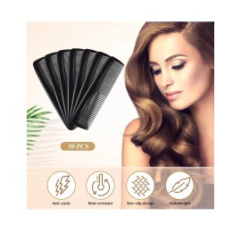 Unbranded Hair Comb 5" Pocket Size Unbreakable Combs, 72 Pieces In Counter Display