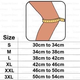 Medical Grade Elastic Compression Knee Support Beige Tubular Sleeve - Medium = 34-38cm