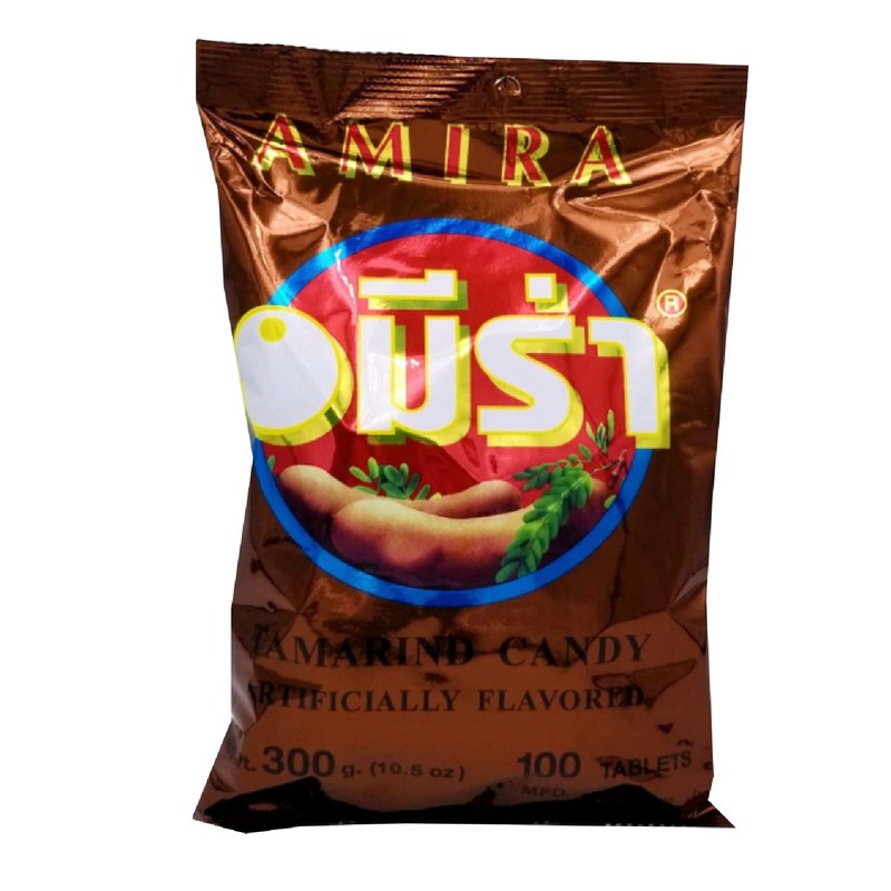 Amira - Tamarind Candy (100 Pieces)300g (10.5oz) (2 Pack)