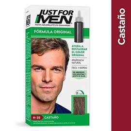 Just For Men Tinte Colorante En Shampoo Castaño Paquete de 3